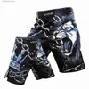 Shorts masculinos Fighter Jujitsu Sports Shorts de 5 pontos de comprimento Ginásio Jujitsu Taekwondo Shorts de boxe tailandês Vestido de lutador MMA Calças de boxe Tamanho XXS-XL T240227