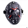 Masques de fête 12 Style FL Masques de mascarade Jason Cosplay Skl Vs Vendredi Horreur Hockey Halloween Costume Masque Effrayant Festival Drop Del Dhplq