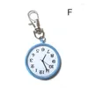 Taschenuhren, großes Zifferblatt, Quarzuhr für ältere Menschen, ohne Abdeckung, Zahlen-Halskette, leuchtend, für Kinder-Schlüsselanhänger