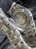 Passe o testador de diamante Moissanite Handmade Mechanical Diamond Watch for Man