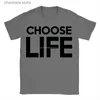 Herren-T-Shirts „Choose Life“, Unisex-T-Shirt „Wham“, Retro-Kostüm, modisch, locker, für Männer und Frauen, mit Buchstabendruck, Tops, neu, Sommer, einfarbig, weiße Baumwolle, T-Shirts T240227