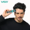 Clippers VGR Hair Clipper Waterproof Hair Cutting Machine Sladdlös hårtrimmer Transparent Treespeed Justering Clipper för män V695