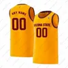 Aangepaste NCAA Arizona State Sun Devils College Basketball Frankie Collins Malachi Davis Alonzo Gaffney Braelon Green Bobby Hurley Kamari Lands Brycen Long