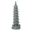 Decorazioni da giardino Per uso domestico Simulato Torre Wenchang Lanterne cinesi Decorazioni per la casa giapponese Arenaria Bonsai fai da te Pagoda Statua Modello