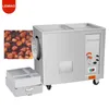 Electric Or Gas Heating Bean Groundnut Almond Peanuts Soybean Macadamia Roasting Rotary Drum Nuts Roaster Machine