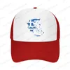 Baretten Griekenland Vlag Kaart Mesh Baseball Cap Zomer Outdoor Mannen Vrouwen Mode Sport Hoeden Hip Hop Trucker