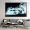 Paintings Retro Movies Back To The Future Cool Run Car Poster Vintage Canvas Painting Wall Art Printed Picture for Room Home Decor