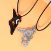Pendant Necklaces League Of Legendes Kindred Eternal Hunters Necklace For Men Women LOL Mask Model Choker Fans Party Jewelry Gift