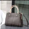 Belagd duk totes kvinnors handväska med axelbandskvalitet handväska plånböcker för S244E