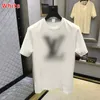 Summer Men Designer T Shirts Cotton Loose Casual Tees Letter Print Short Sleeved Shirt Fashion Hip Hop Streetwear Clothing Tee Shirt