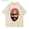 T-shirt da uomo Frank T-shirt vintage Bionda Hip Hop Cantante di musica pop R B T-shirt da uomo in cotone New Tee Tshirt Top da donna T240227