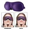 Máscaras de sono 3D Máscara de dormir Bloquear máscara de sono leve para olhos Soft Sleeping Aid Máscara de olhos para viagens Sombra noturna respirável Slaapmasker