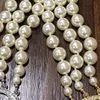 Colliers de perles à trois couches pour femmes, bijoux de la plus haute qualité, ras du cou, chaîne de clavicule, cadeau de fête de mariage, 240220