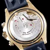 2024 Kontrola QC luksusowa zegarek 40 mm 4130 Automatyczna mechaniczna gumowa bransoletka męskie złote zegarki Wodoodporne zegarki na rękę