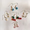 Dangle Oorbellen Dvacaman Leuke Kleurrijke Transparante Acryl Kralen Bloem Drop Voor Vrouwen Meisjes Boho Zomer DIY Sieraden Geschenken