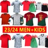 24 25 Portogallo Man Kids B.Fernandes Soccer Maglie Nazionale 2024 Bruno Fernandes Joao Felix Ronaldo Bernardo Diogo J. Joao Cancelo Football Kit