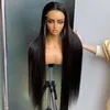 250% gęstość stopnia 12A Peruwiańska indyjska brazylijska jedwabisty jedwabisty prosta 7x7 HD Lace Closure Peruka 30 -calowa 100% Raw Virgin Remy Human Hair