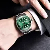 Pagani Design Water Ghost Retro Luminous Hands Fashion Diamond Display Mens 기계식 손목 시계 최고 클럭 Male237b