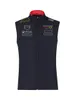 2024 NEW F1チームGilet F1式1レーシングメンズフルジップノースリーブジャケットドライバーレーススタンドアップカラースウェットシャツベストジャケットユニセックス