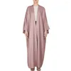 Vêtements ethniques Dubai Saudi Open Abaya Cardigan Femmes musulmanes Longue Maxi Robe Turquie Kimono Arabe Eid Party Robe Islam Kaftan Jalabiya Caftan