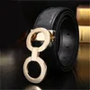 Solid Color Cowhide Belts For Men Designer Double Sides Multi Styles Fashion Ceinture med Plated Gold Pin Needle Buckle Ladies Bekväma bälten Elegant YD022 C4