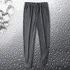 Pants BoweyLun Ice Silk Sports Casual Drawstring Pants Men Summer Ice Cool BEACHABE COMONTY TRY RACK LÅNG PANTER