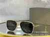 Gafas de sol originales 1to1 Dita para hombre y mujer, caja de artesanía pesada de metal de alta calidad, gafas engrosadas