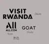 Patch du sponsor d'entraînement VISITEZ le badge de football RWANDA GOAT