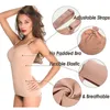 Femmes sans couture Shapewear haut ventre contrôle lisse corps Shaper Camisole mince ventre Compression gilet été nu noir débardeur 240220