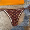 Luxe bikini zomerbadpak sexy driehoekige bikini set designer bikini's 1v jacquard y2k zwempak comfort stof badmode s-xl