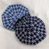 Bérets femmes Denim artiste français peintre casquette automne bonnet chapeau rétro Plaid Cowboy béret dame élégante tout Match