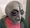 Legal máscara de alienígena halloween máscara de terror assustador traje festa cosplay adereços homens látex máscaras assustadoras cocar completo máscara de terror8920256