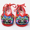 Boots Chinese Folk Embroidery Handmade New Baby Tiger Head Shoes Melaleuca Bottom Cloth Shoes Red Newborn Bebe Shoes Crib Shoes Gift