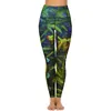 Aktywne spodnie Tree Frog Leggingi Pockets Red Eyed Green Tropical Frogs Graphic Joga Push Up Fitness Fitness Oddychanie