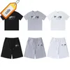 T-shirts pour hommes Designer Vêtements de mode T-shirts Tshirt Trapstar Vert Blanc Serviette Brodée T-shirt à manches courtes Shorts Marque d'été Jeunes Loose Casual Set à vendre