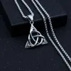 Wolf Tide Nieuwe Stijl Viking Nordic Driehoek Charme Ketting Hip Hop Punk Rock Kraag Met Rvs Ketting Bijoux Sieraden Groothandel