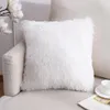 Pillow Soft Comfortable Fluffy Solid Plush Square Sofa 40 40/30 50cm Throw Car Seat Chair Home Decor S