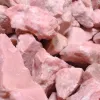 Naszyjniki różowy kamień szlachetny surowy kamień naturalny różowy kryształowy kamień jadei
