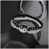 Armreif Beste Freundin Armbänder Für 2 Passende Yin Yang Verstellbares Kordelarmband Bff Freundschaft Beziehung Freund Freundin Valent Dhxor