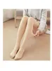 Women Socks 2024 200G 300G Tights Winter Warm Sexy Pantyhose Thick Velvet Cashmere Nylon Stretch Black High Opaque Colored Leggings