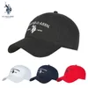 Ball Caps Leisure Sports ABD Polo Assn Moda Beyzbol Şapkası Kadın Düğmesi Şapka Polo Tarz Şapk Klasik Açık Hava Dış Mekan Tüm Oyun Seyahat Şapkası J240226