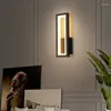 Lâmpada de parede lâmpadas modernas led sala estar quarto cabeceira 17w AC96V-260V arandela quente luz fria decoração iluminação do corredor