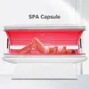 Najlepszy spa salon 360 pokrycie promienie UVA UVB Kapsułka wewnętrzna Kollagen LED Red Light Solarium Sun Red Light Therapy Tanning łóżko