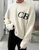 Trendy Cole Buxton letra redonda pescoço solto suéter high street masculino e feminino malha casual calça calças CB Hoodie 56