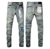 Jeans noirs jeans de marque jeans hommes hommes genou skinny taille droite 28-40 moto tendance longue droite trou High Street denim en gros 2 pièces 10% de réduction