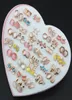 Joias aleatórias inteiras 36 pares de brincos de opala para meninas mulheres 039s design de pedra de olho de gato brincos estilos mistos para festa Christ9373211