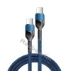 Liga de tecido de carregamento rápido rápido 1m 2m 3m c para c USB-C para tipo c cabo linha para samsung s10 s20 s22 s23 htc lg telefone android