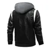 New Men's Motorcycle Biker Leather Jackets Scorpion Embroidery PU Coat Spring Autumn Fashion Stand Collar Leather Jacket