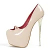 Dress Shoes Designer Rivet Shallow Round Toe Women Pumps Sandals Sexy Nightclub Prom Ultra Stiletto High Heels