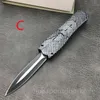 Coltello pieghevole automatico BM a doppia azione all'ingrosso Coltello tascabile AUTO esterno 440C Lama Maniglia in ABS EDC Coltelli tattici da campeggio BM 3300 3400 3200 Strumenti